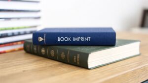 Stack of books published by the firm